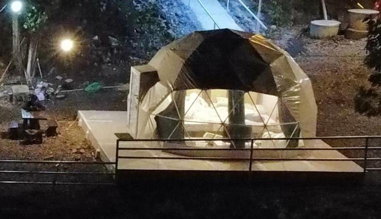 Gunung Medan Glamping & Cafe Hotel Kangar Buitenkant foto
